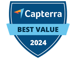 Capterra best value 2023 Badge