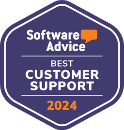 Software Advice Best Customer Support Badge