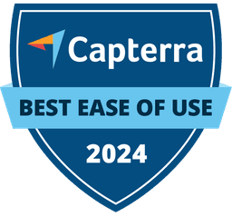 Capterra Ease of use 2023 Badge