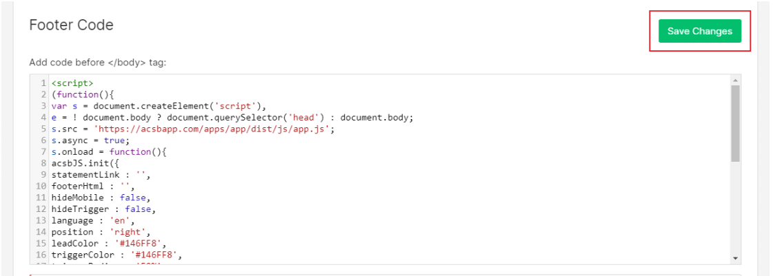 Screenshot of the instruction